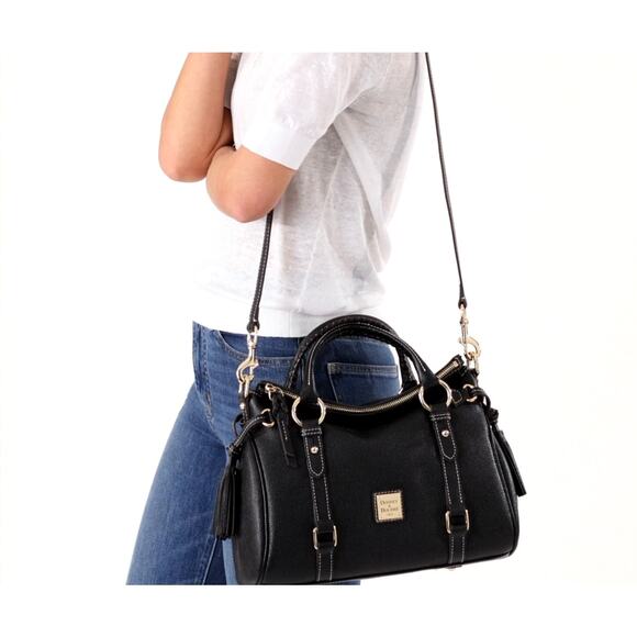 Dooney & Bourke Sorrento Satchel Shoulder Handbag Large Black - Picture 8 of 8